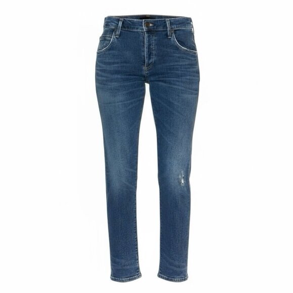 Citizens of Humanity Elsa Mid Rise Slim Fit Crop Jeans Size 26 Button Fly Taos - Picture 1 of 15